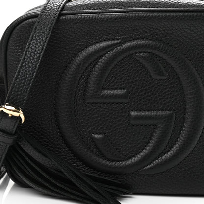 Gucci Pebbled Calfskin Small Soho Disco Bag Black 9 of 11