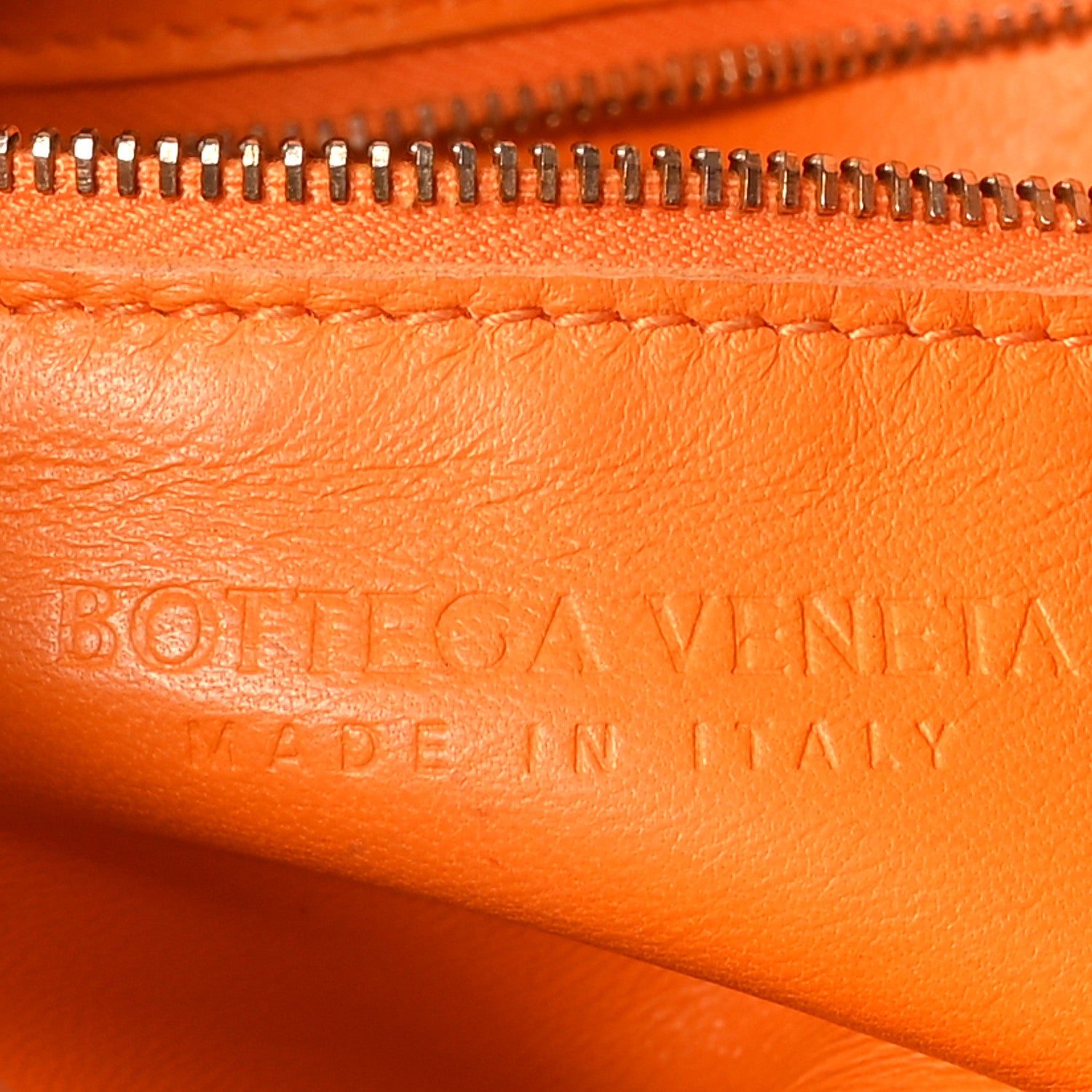 Bottega Veneta Lambskin Maxi Intrecciato Cassette Crossbody Bag Tangerine 6 of 10