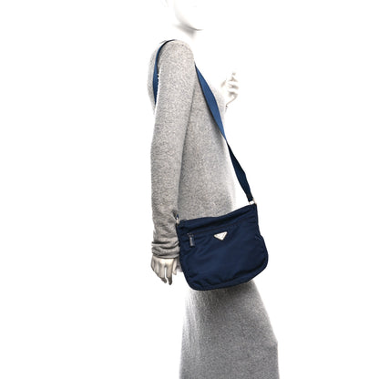 Prada Nylon Vela Messenger Bag Royal 2 of 10