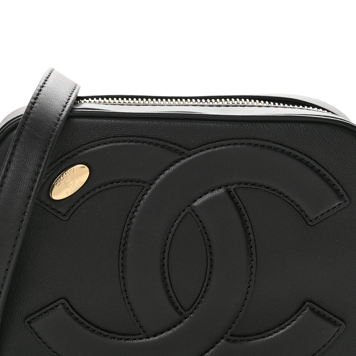 Lambskin CC Mania Camera Case Black