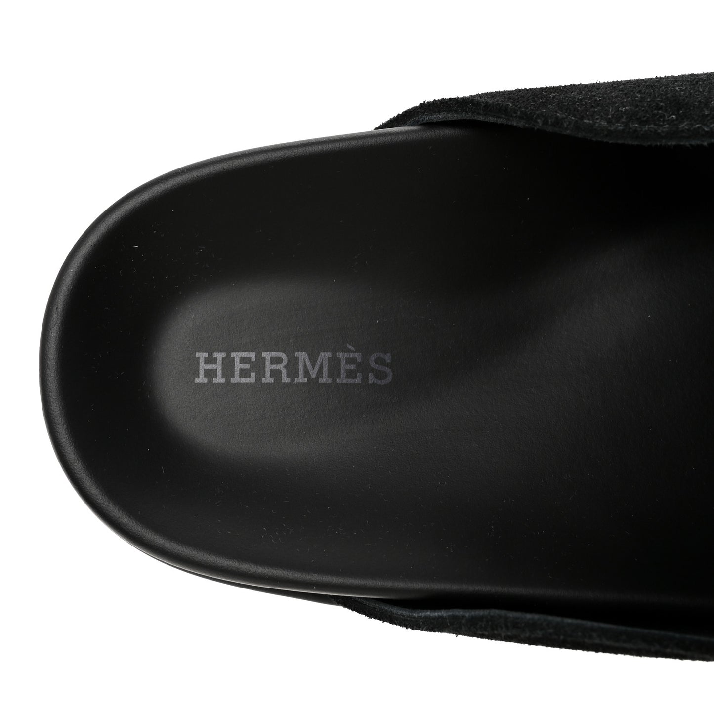 Suede Calfskin Go Mules 39 Black