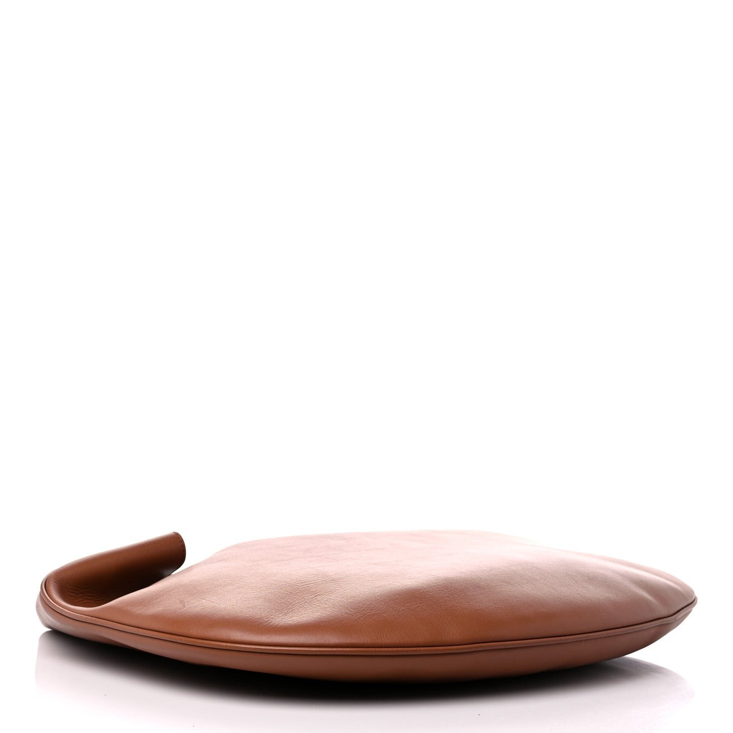 Calfskin Infinity Hobo Bag Brown