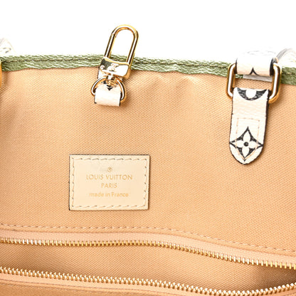 Louis Vuitton Monogram Giant Onthego GM Kaki Beige 5 of 10