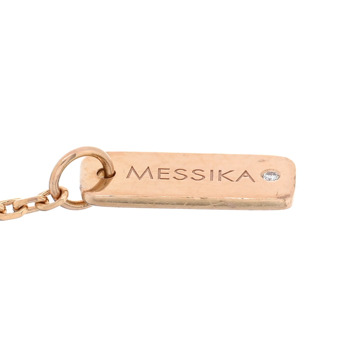 18K Rose Gold Diamond Pave Baby Move Classic Bracelet