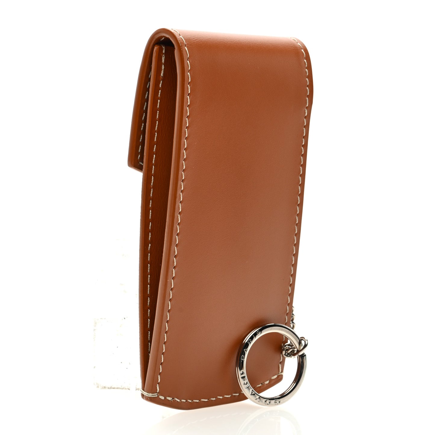 Goyardine Portier GM Key Pouch Black Gold