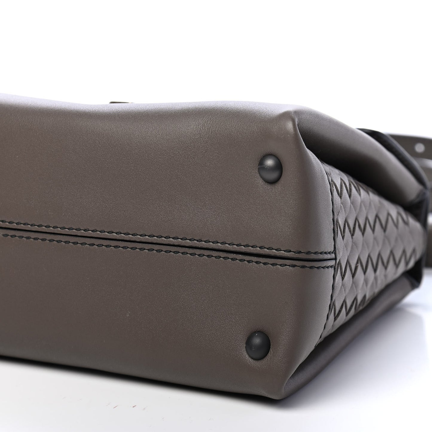 Calfskin Small Piazza Bag Steel