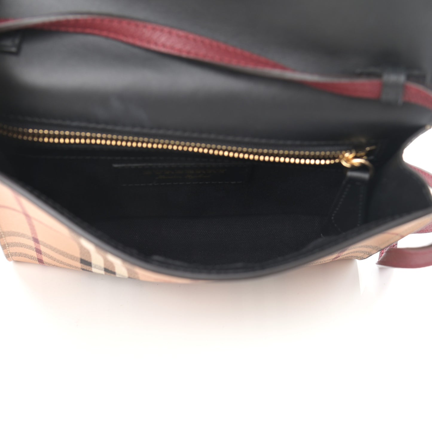 Haymarket Check Small Loxley Crossbody Bright Toffee