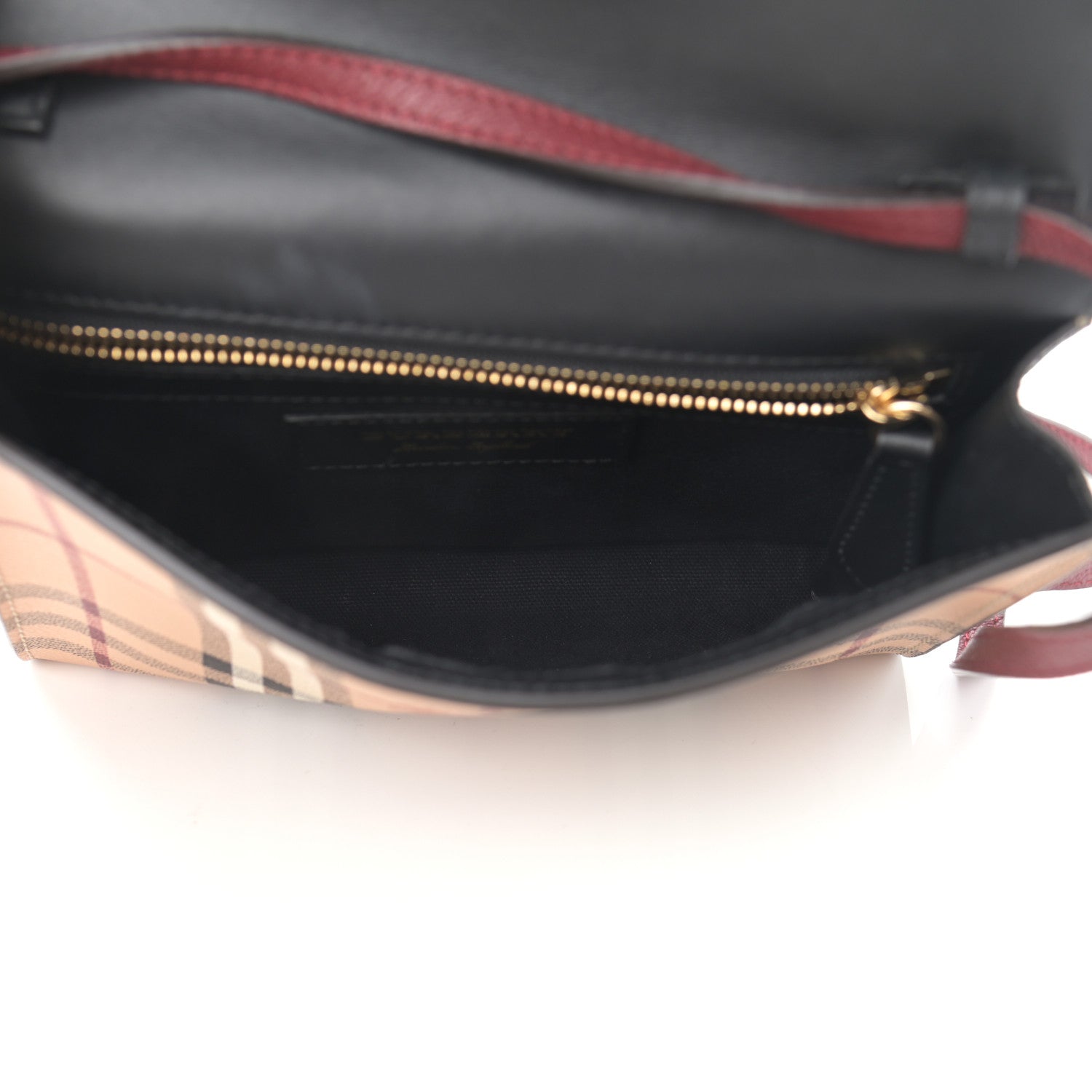 Burberry Haymarket Check Small Loxley Crossbody Bright Toffee 5 of 12