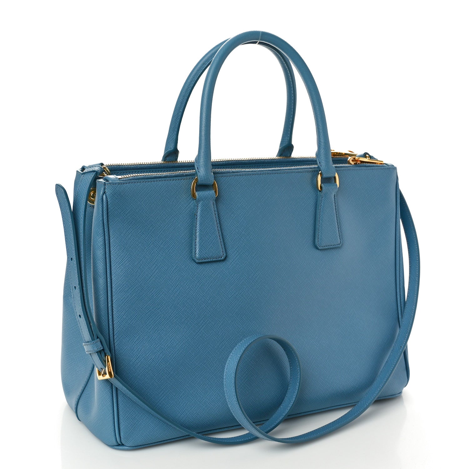 Prada Saffiano Medium Galleria Double Zip Tote Astrale 3 of 9