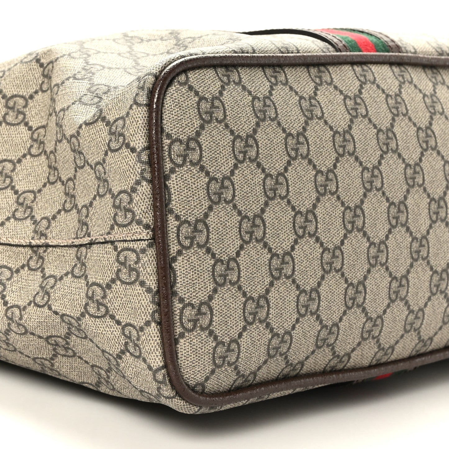 GG Supreme Monogram Web Neo Vintage Tote Beige New Acero Crop