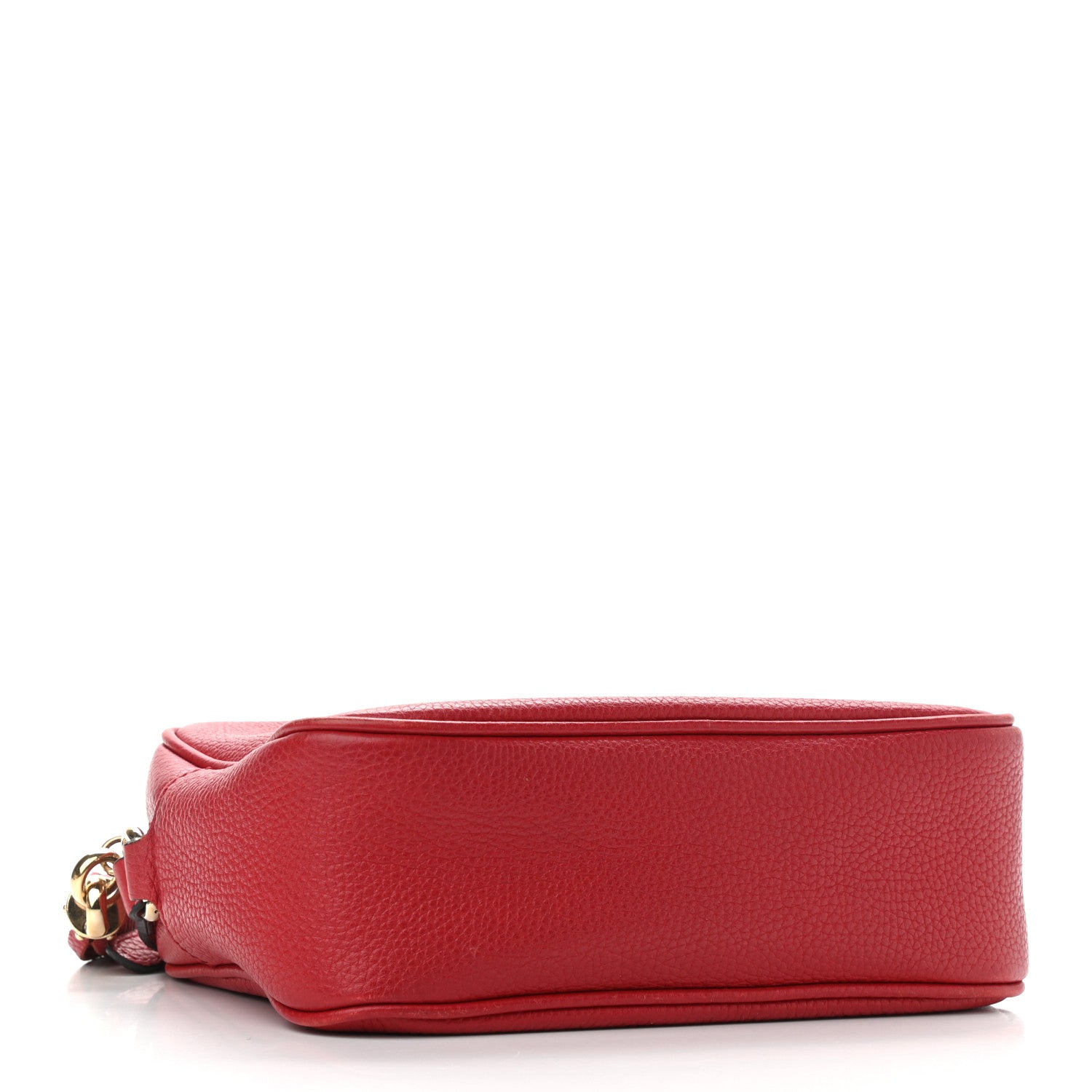 Gucci Pebbled Calfskin Small Soho Disco Bag Tabasco Red 4 of 17