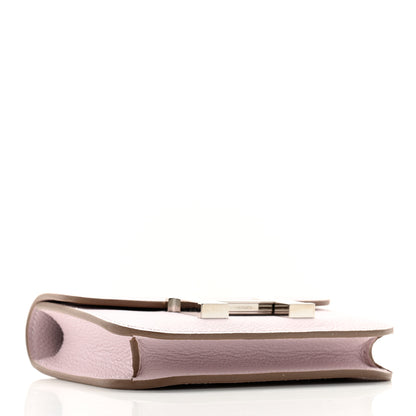 Hermes Evercolor Constance Slim Wallet Mauve Pale 5 of 9