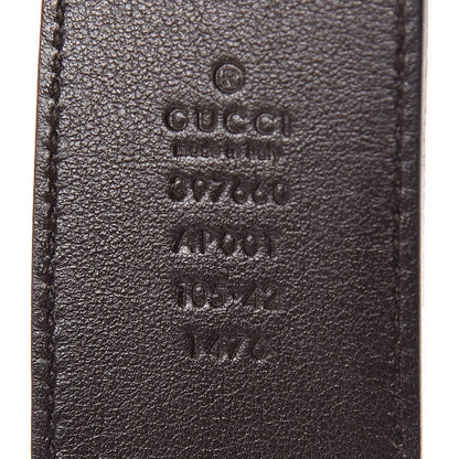Gucci Moon Calfskin Double G 40mm Belt 105 42 Dark Cocoa 4 of 7