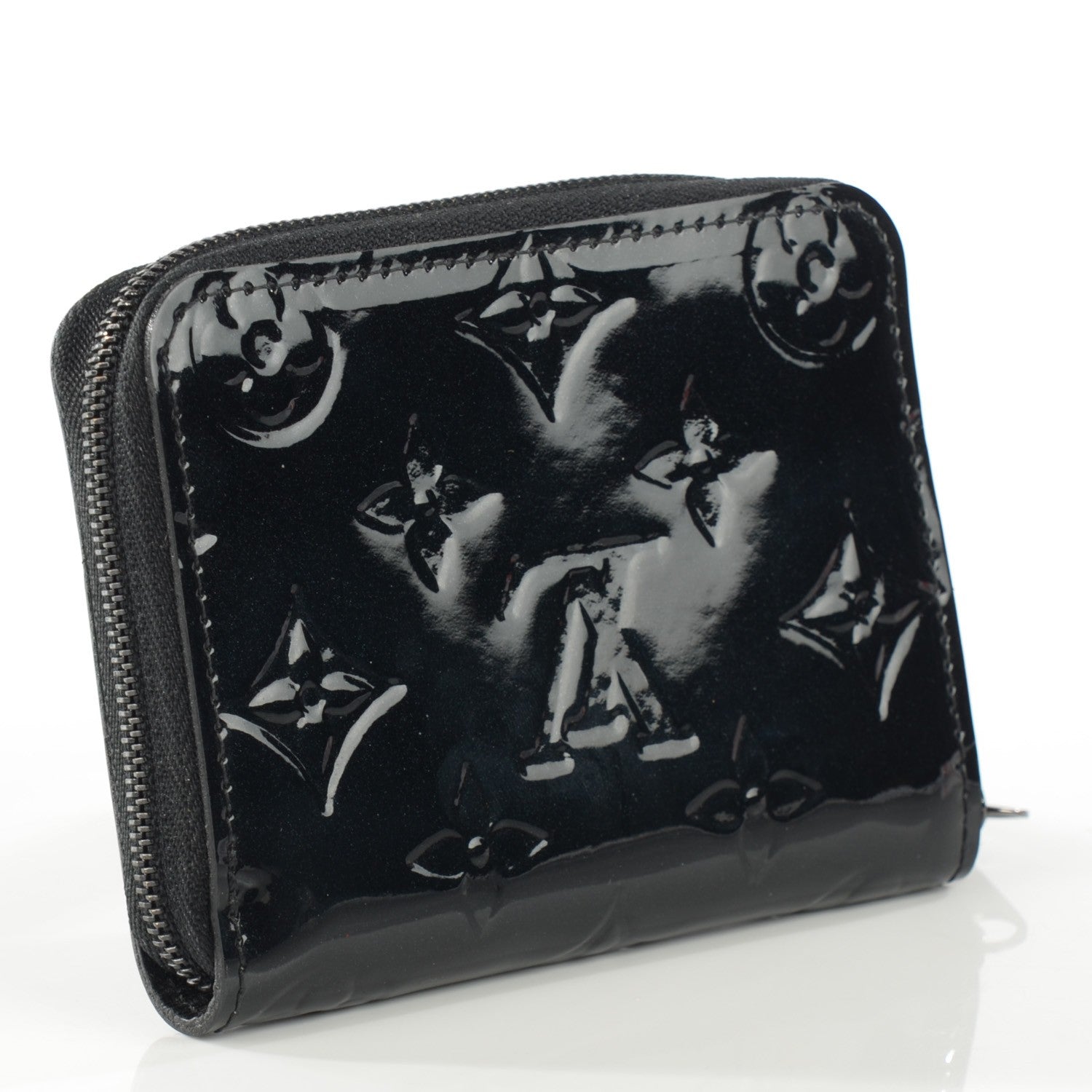 Louis Vuitton Vernis Zippy Coin Purse Noir Magnetique 3 of 7
