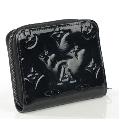 Louis Vuitton Vernis Zippy Coin Purse Noir Magnetique 3 of 7