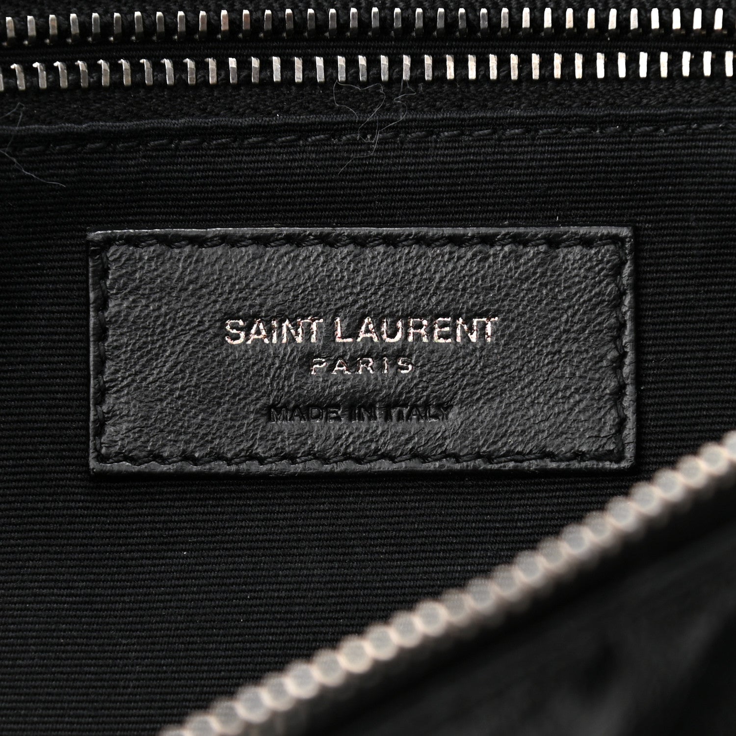 Saint Laurent Crinkled Calfskin Matelasse Monogram Niki Body Bag Black 6 of 10