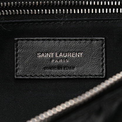 Saint Laurent Crinkled Calfskin Matelasse Monogram Niki Body Bag Black 6 of 10