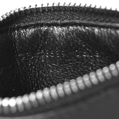 Saint Laurent Grained Calfskin 5 Fragments Zip Pouch Card Holder Black 7 of 11