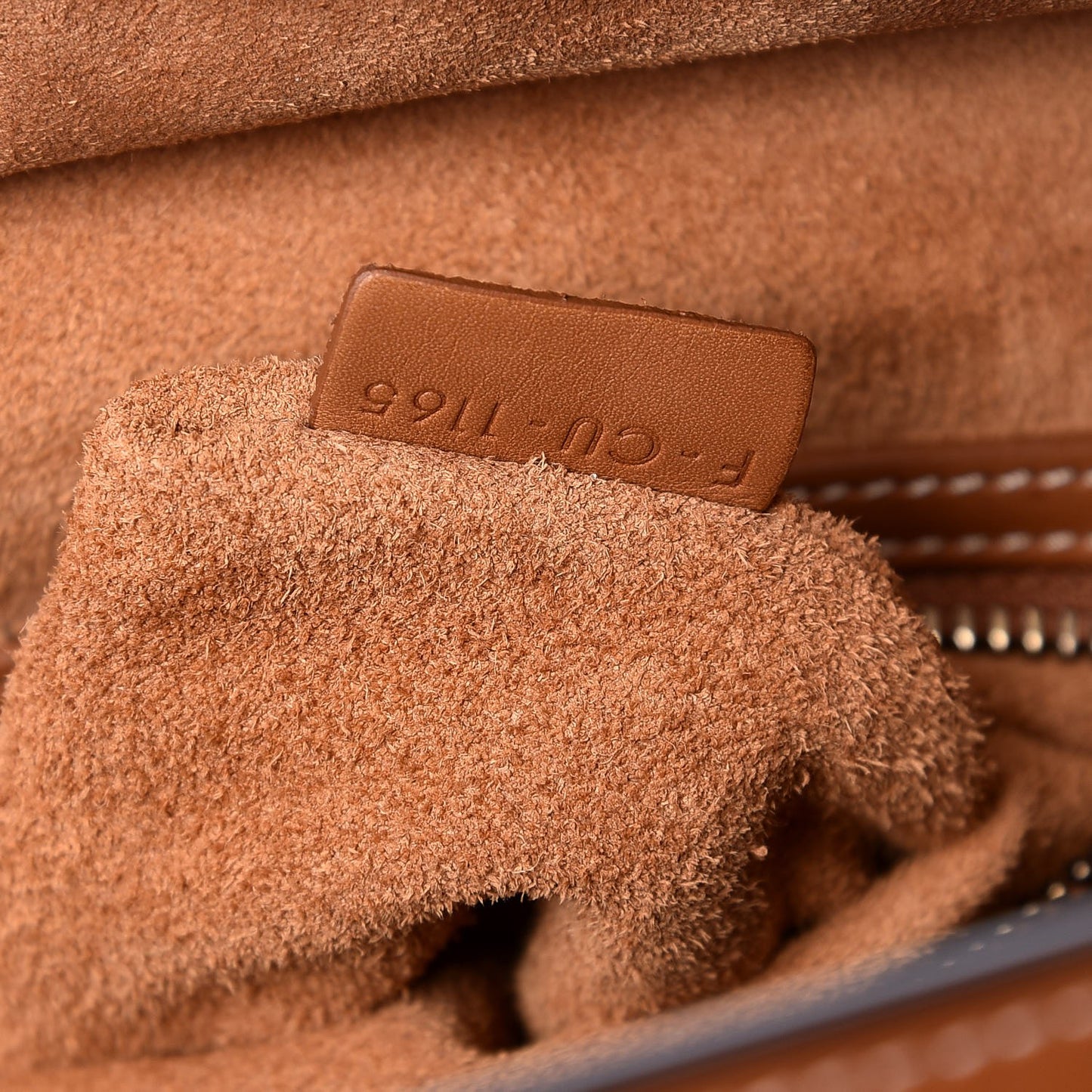 Natural Calfskin Micro Luggage Tan