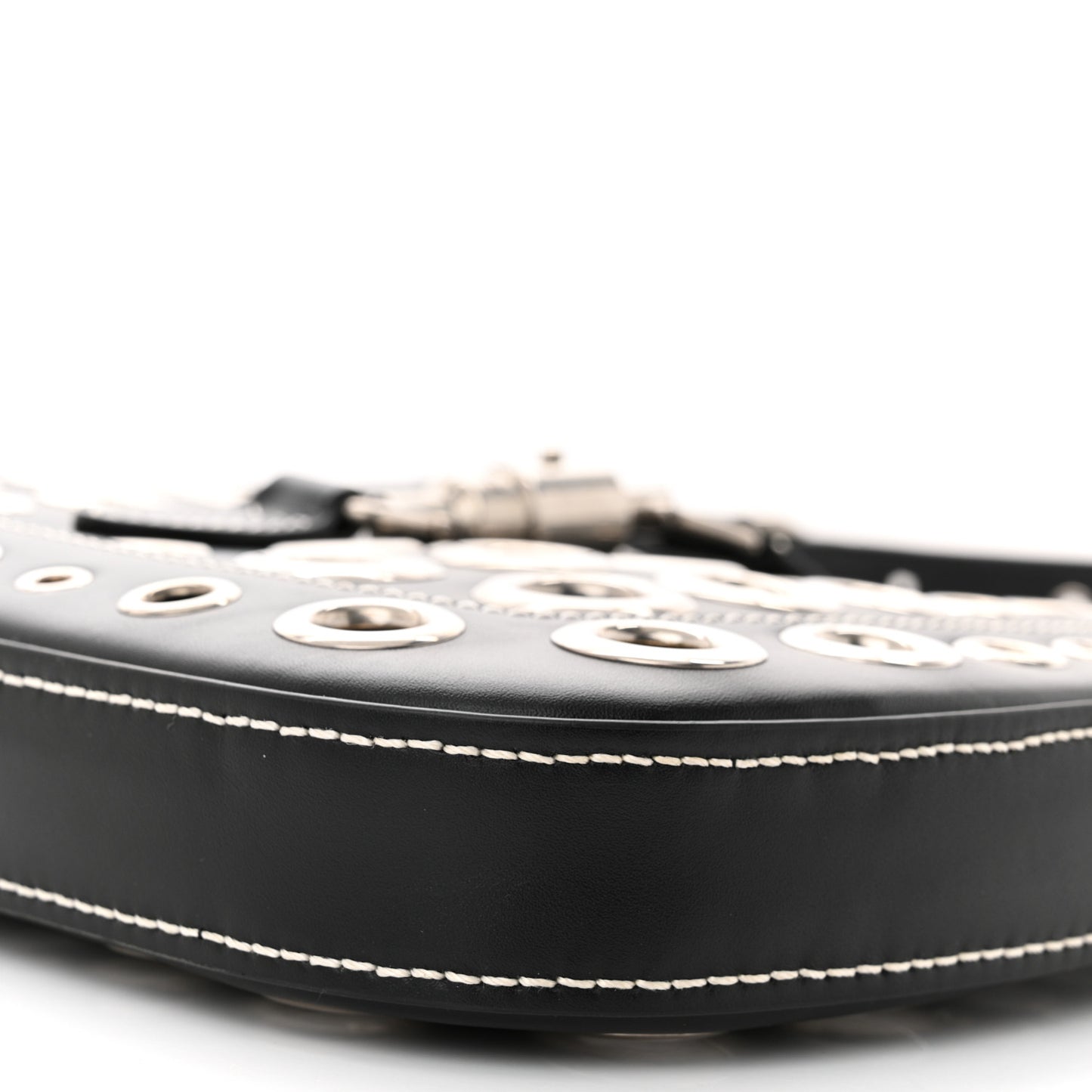 Patent Ha Ha Ha Jackie 1961 Eyelet Hobo Black
