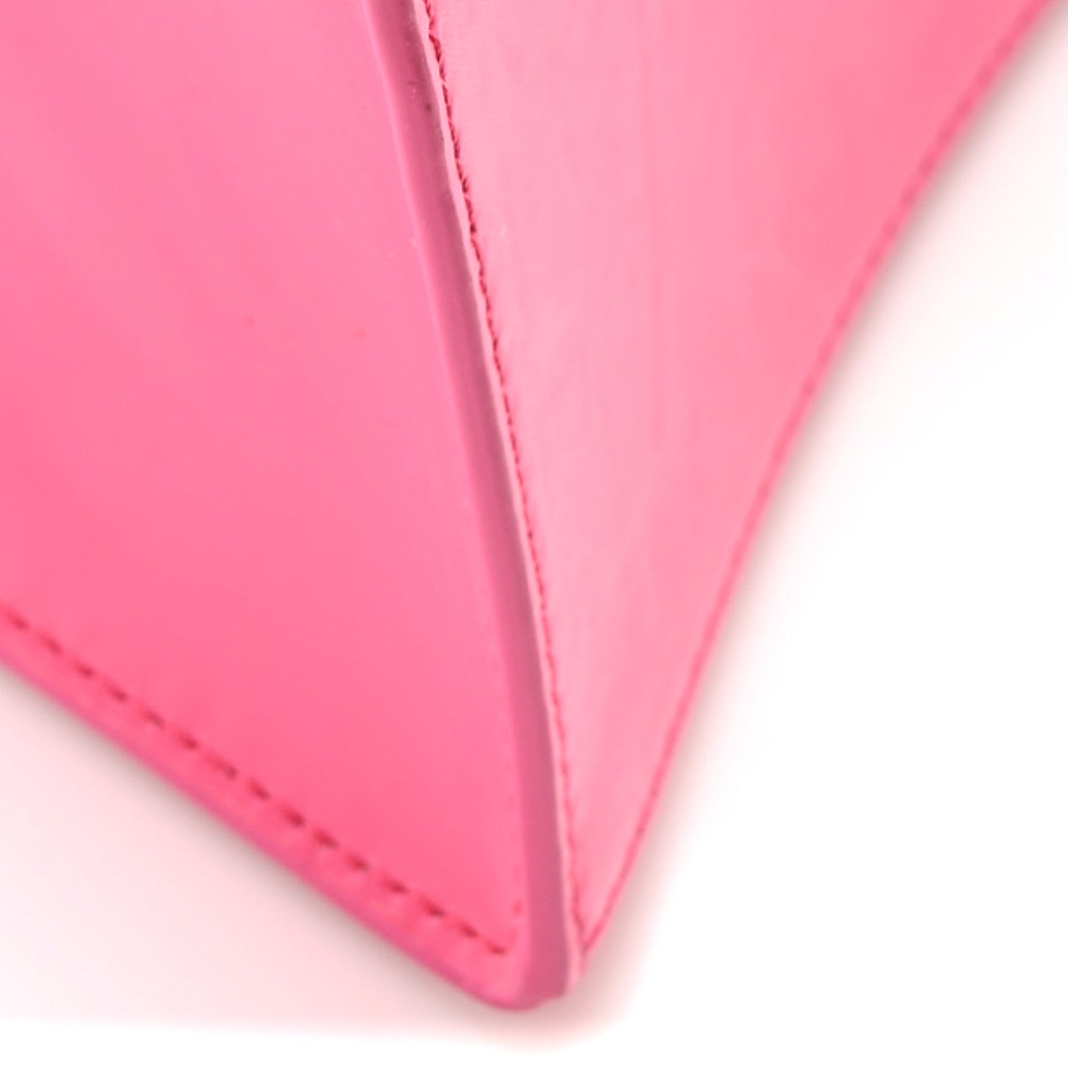 Balenciaga Shiny Box Calfskin Small Hourglass Top Handle Bag Acid Fuchsia 10 of 11