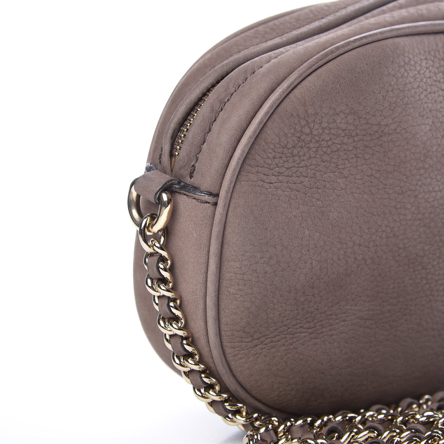 Vitello Range Mini Soho Chain Bag Grey Field