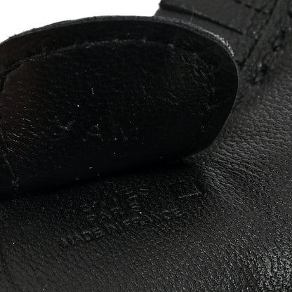 Hermes Milo Lambskin Matte Alligator Touch Grigri Rodeo Horse Bag Charm PM So Black 3 of 4