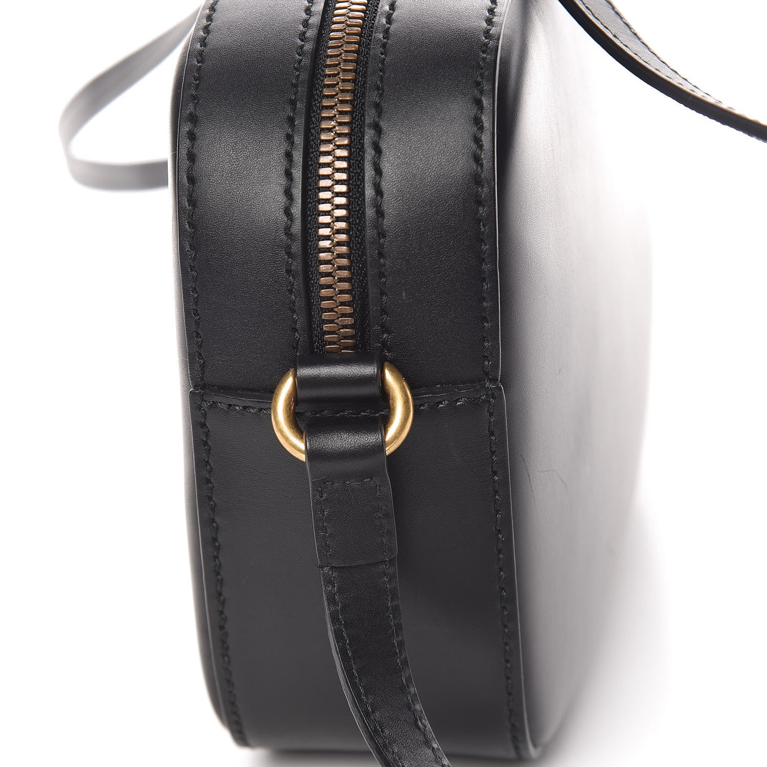 Gucci Calfskin Web Small Webby Bee Shoulder Bag Black 13 of 13