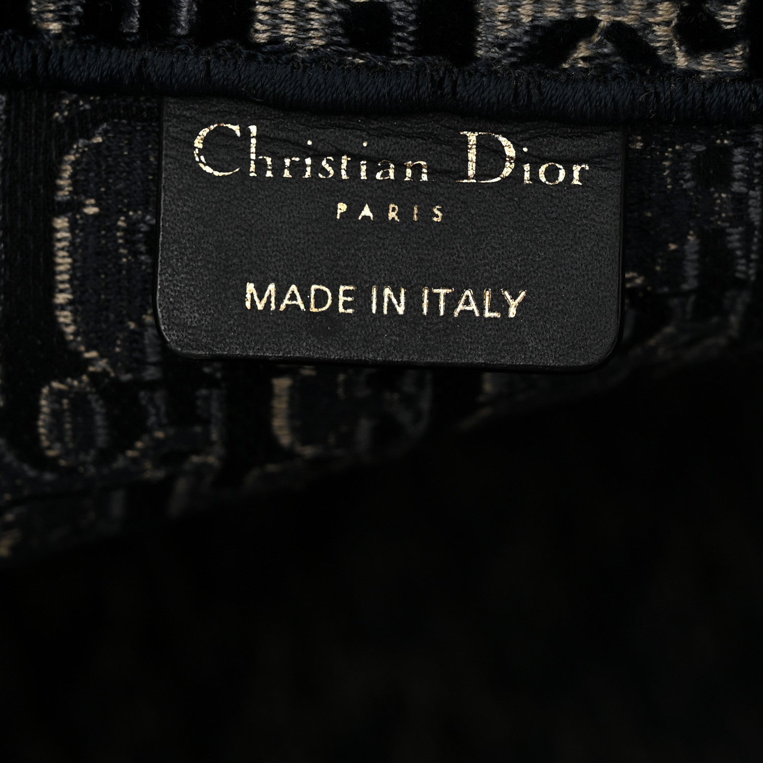Christian Dior Oblique Velvet Medium Book Tote Blue Multicolor 6 of 10