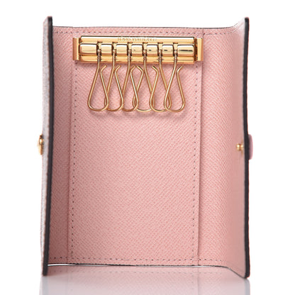 Louis Vuitton Damier Ebene Multicles 6 Key Holder Rose Ballerine 5 of 8