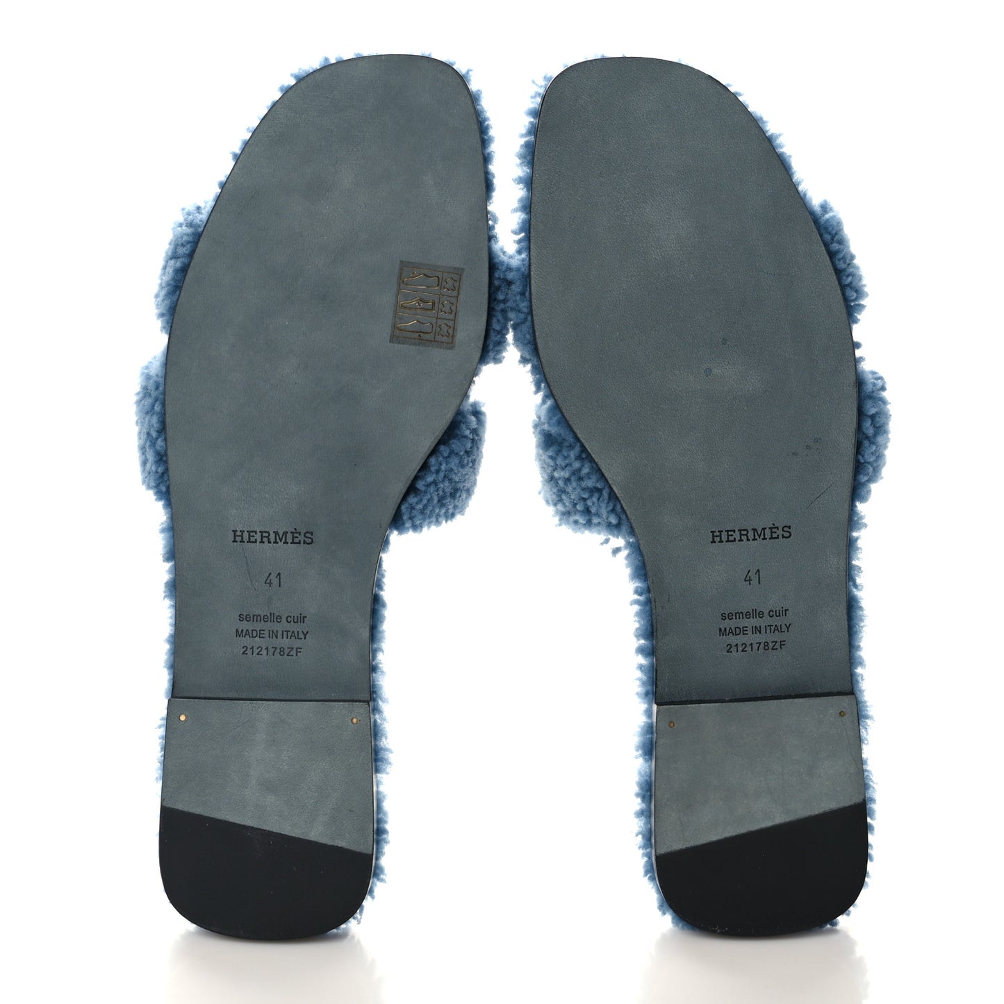 Woolskin Oran Sandals 41 Bleu