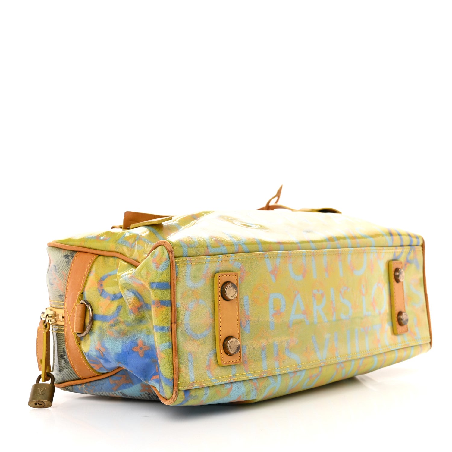 Louis Vuitton Monogram Pulp Defile Weekender PM Yellow 4 of 17