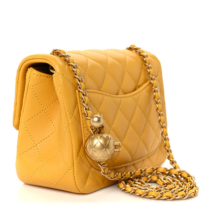Chanel Lambskin Quilted Mini Pearl Crush Flap Juane 3 of 11