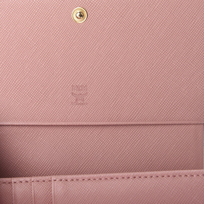 MCM Visetos Rabbit Tri-Fold Wallet Beige 6 of 6