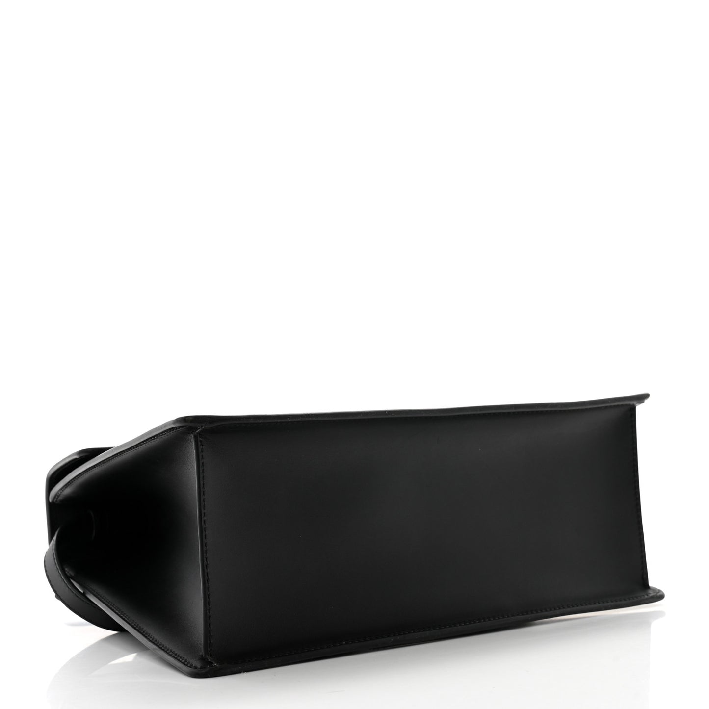 Calfskin Medium Sylvie Top Handle Bag Black