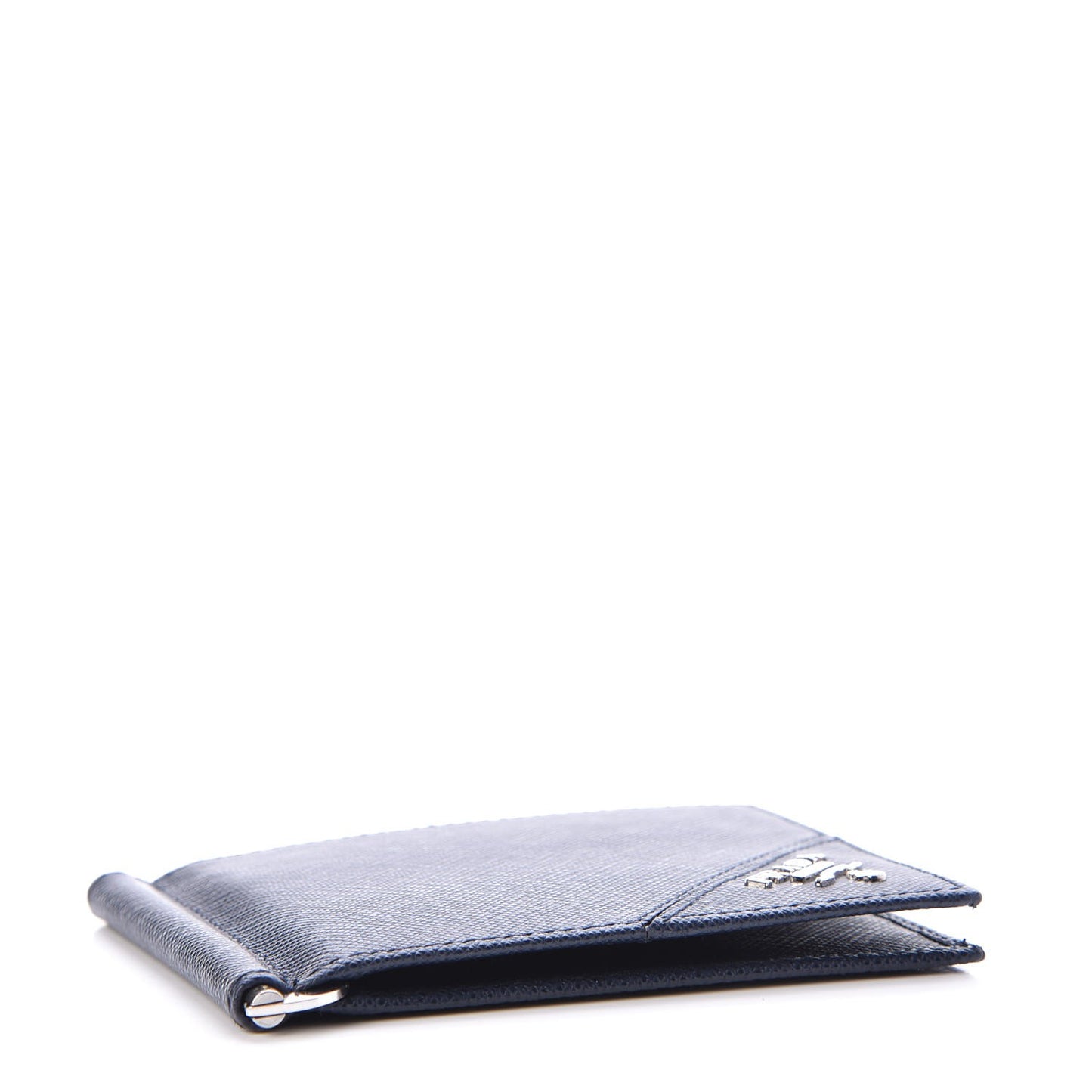 Saffiano Metal Money Clip Bi-Fold Wallet Baltico