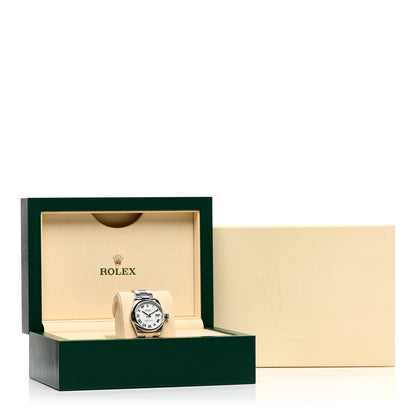Rolex Stainless Steel 26mm Oyster Perpetual Datejust Watch White Roman 178240 5 of 5