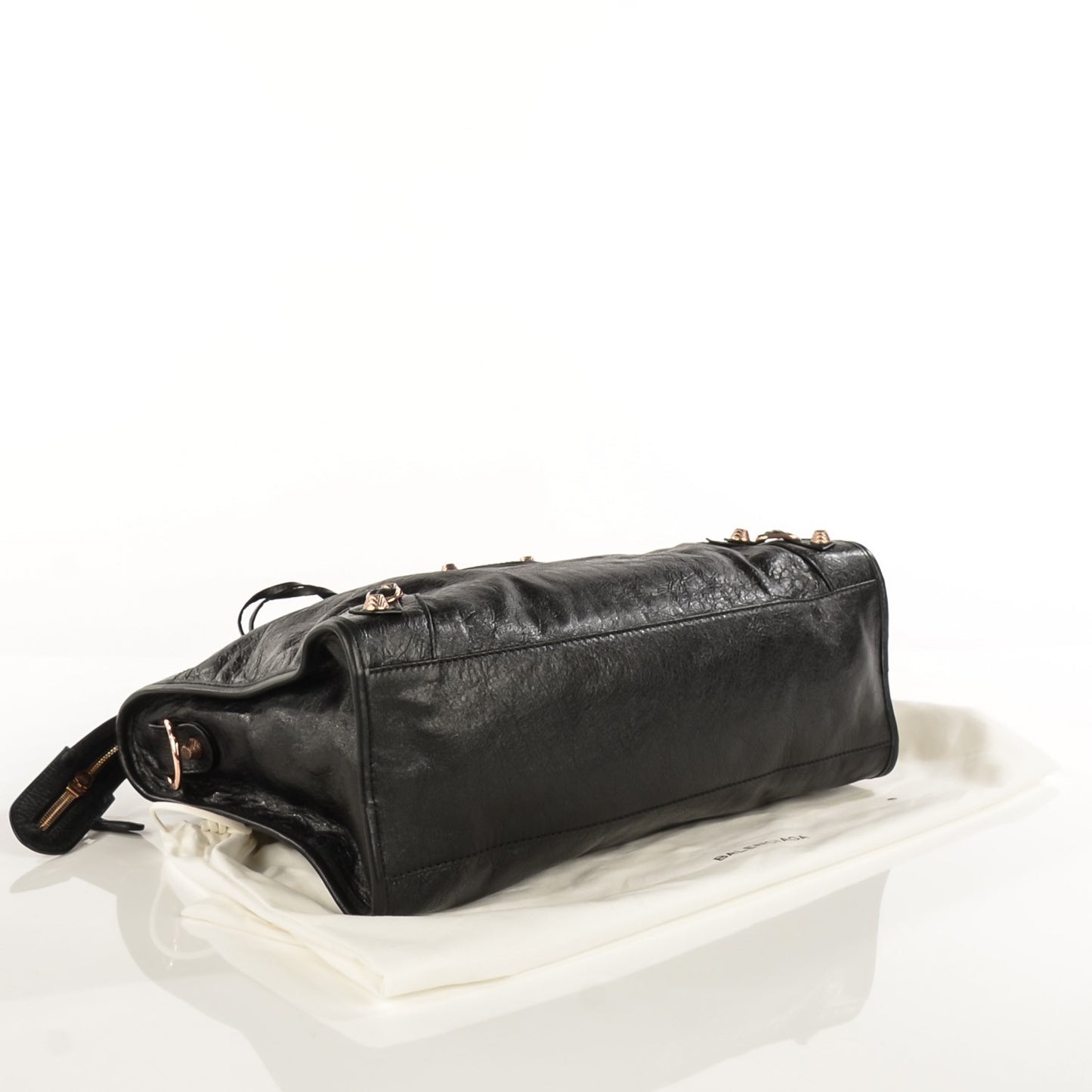 Agneau Giant 12 Rose Gold Hardware City Black