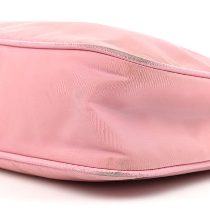 Prada Re-Nylon Saffiano Mini Re-Edition 2005 Bag Rosa 7 of 17
