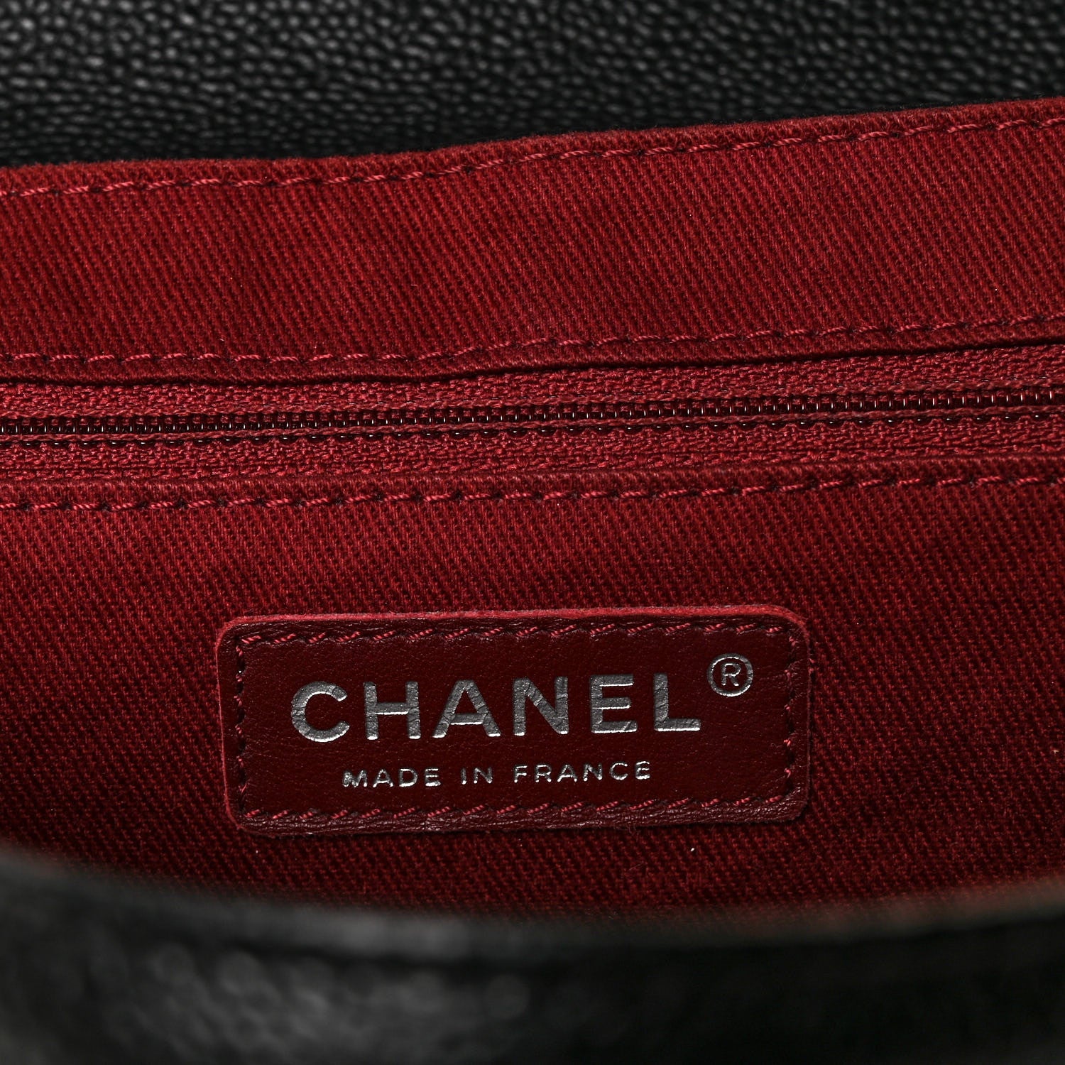 Chanel Caviar Half Moon Large Flap Black 6 of 9