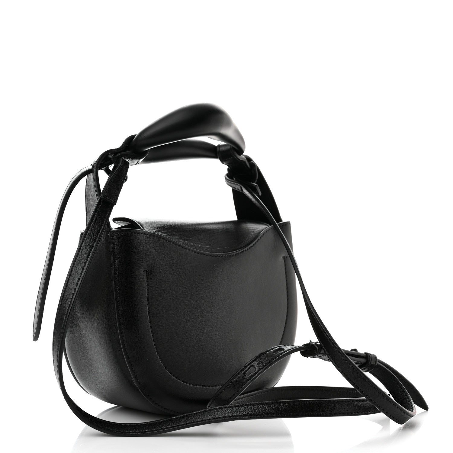 Chloe Small Grain Calfskin Kiss Bag Black 2 of 8