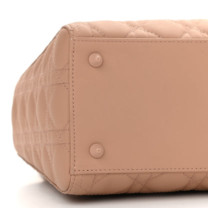 Christian Dior Ultra Matte Calfskin Cannage Medium Lady Dior Beige 9 of 10