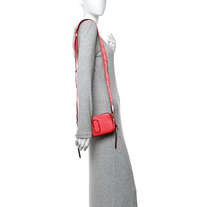 Marc Jacobs Saffiano Small Snapshot Camera Bag Red Beige 2 of 12