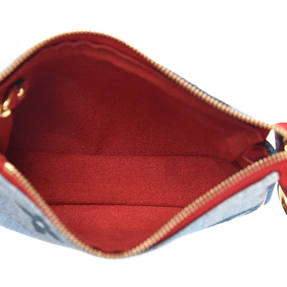 Louis Vuitton Denim Micro Pochette Accessories Denim Rouge 5 of 6