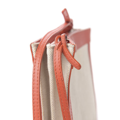 Balenciaga Cotton Canvas Pochette Crossbody Bag Orange 13 of 15