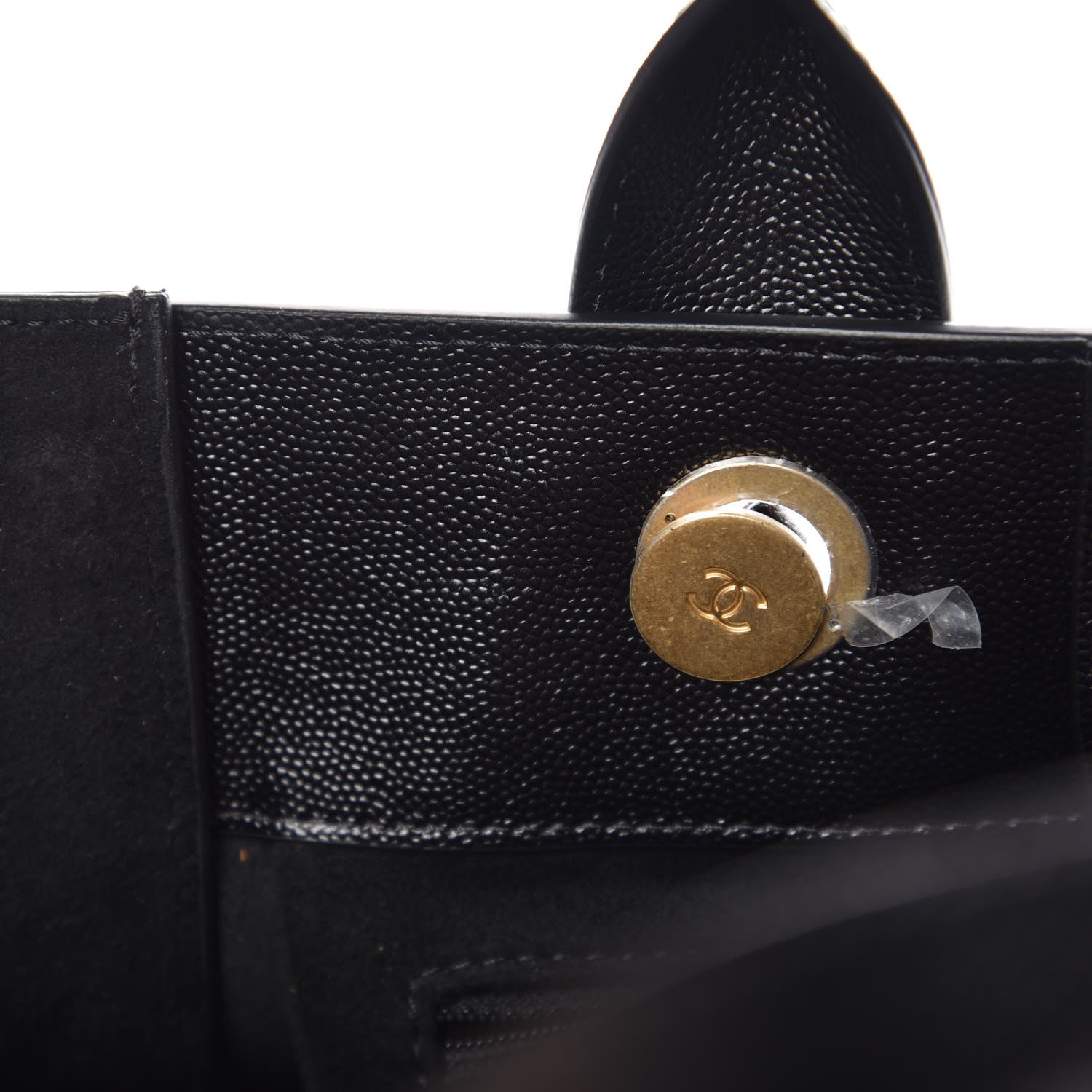 Chanel Caviar Small Studded Deauville Tote Black 9 of 11