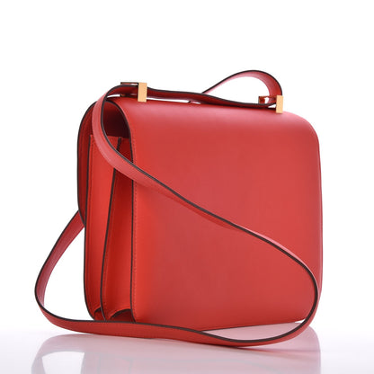 Hermes Swift Constance 24 Rouge Tomate 3 of 19