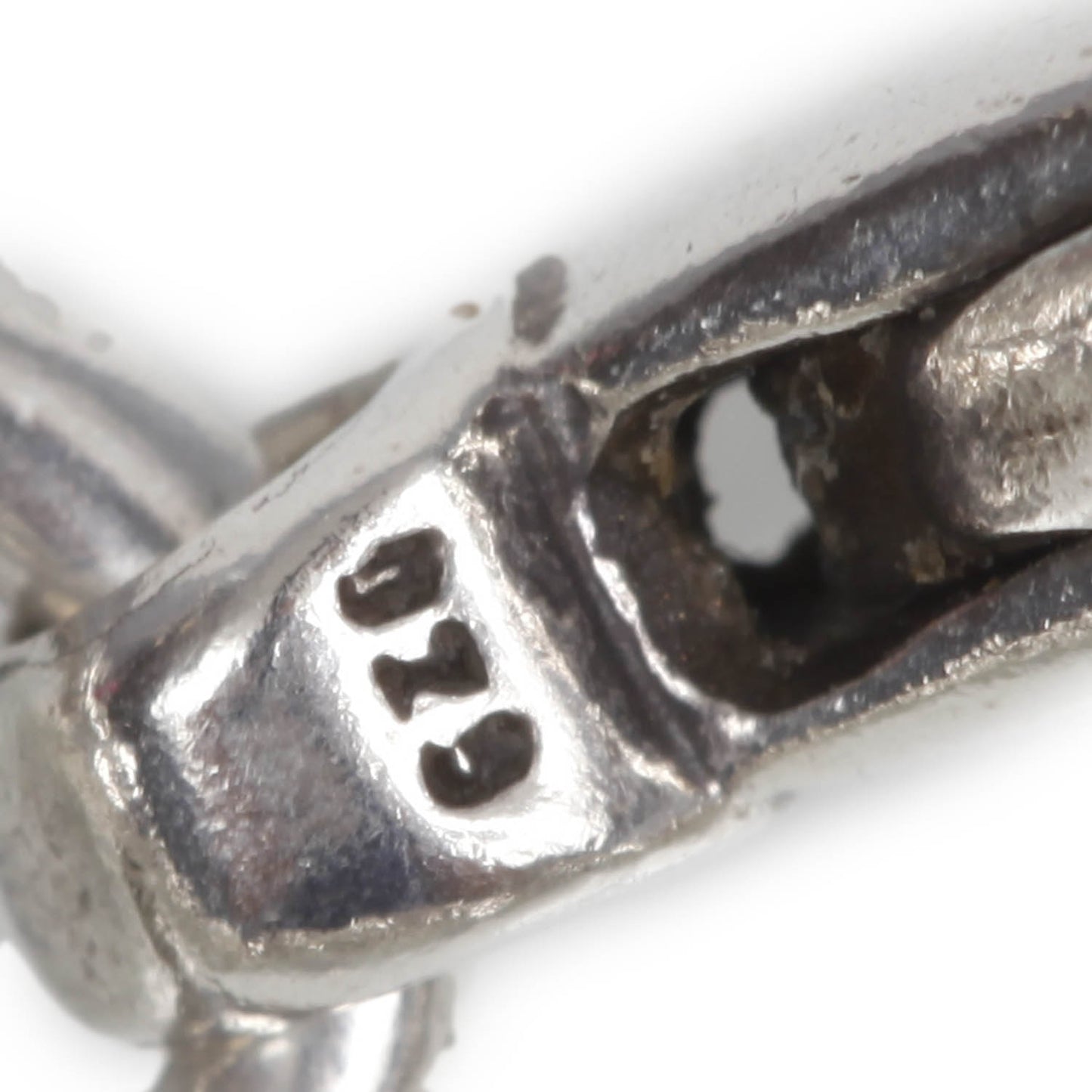 Sterling Silver Heart Tag Charm Bracelet