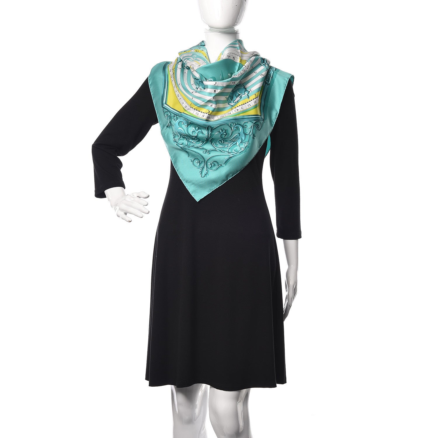 Hermes Silk Dies Et Hore Scarf 90 2 of 5