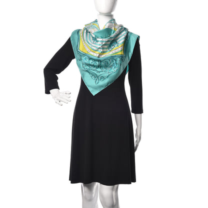 Hermes Silk Dies Et Hore Scarf 90 2 of 5